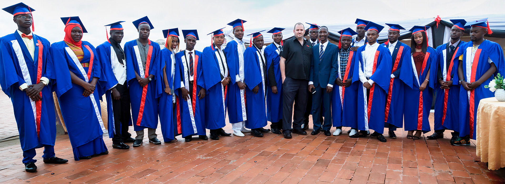 Fast track film students during the 4th graduation ceremony at Proline Film Academy